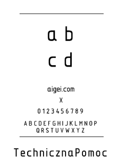 ​TechnicznaPomoc 字体软件下载｜科技感设计字体资源