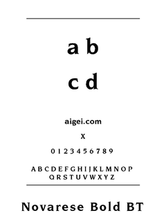 NOVAREB 字体下载｜专业设计字体资源