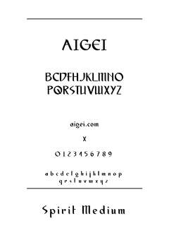 Spiritmedium 字体下载｜创意设计字体资源