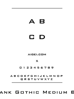 BankGthd 字体下载｜设计排版英文字体资源