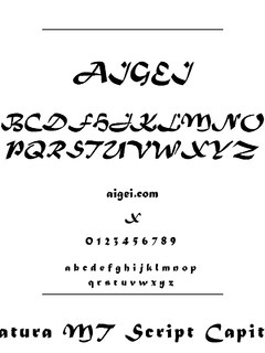 MATURASC 字体下载｜创意排版设计工具