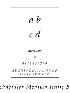 施德米字体（SCHNDLMI.TTF）下载｜创意设计排版工具
