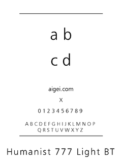 HUM777L 字体下载｜创意设计排版工具