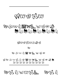 KRButterflies 字体下载｜创意排版设计工具