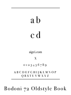​Bodoni（字体）下载｜平面设计经典排版资源