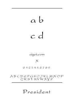 ​PRESDNTN 字体下载｜平面设计必备工具