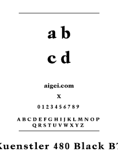 KUEN408K 字体下载｜设计排版工具