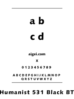 HUM531K 字体下载｜平面设计字体资源
