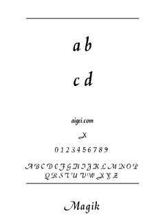 CWMAGIK 字体下载｜平面设计创意字体资源