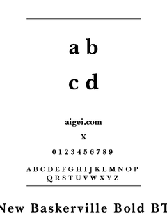 纽巴斯克字体（NEWBASKB.TTF）下载｜平面设计必备字库