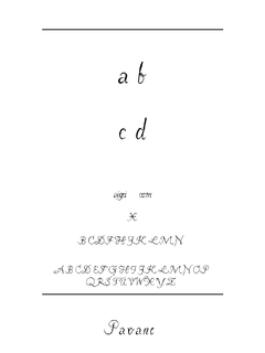 帕凡字体（PAVANE_.TTF）下载｜英文字体设计资源