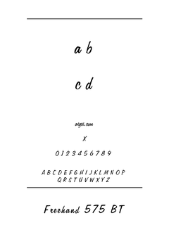 FRHND575 字体下载｜手写风格设计必备