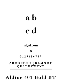 ALD401B 字体下载｜平面设计应用必备资源