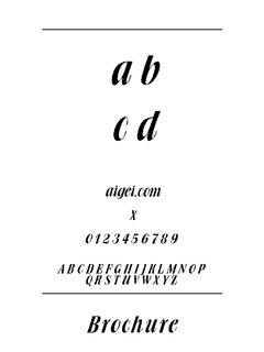 布罗彻字体（BROCHURN.TTF）下载｜平面设计必备资源