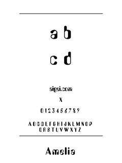 ​Amelia 字体下载｜唯美英文字体设计资源