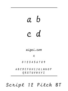 SCRPT12N 字体下载｜设计创意应用