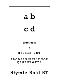 ​施蒂米耶布（STYMIEB.TTF）字体下载｜复古排版设计资源