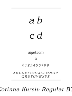 ​KORINANI（Korinani公司）字体下载｜创意排版设计资源