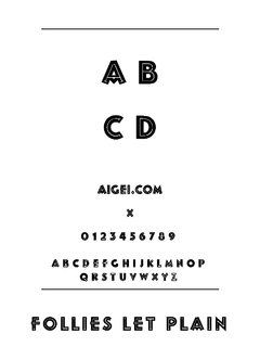​Follies 下载｜创意设计英文字体资源