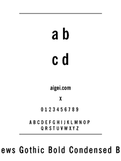 ​NEWGOTBC 字体下载｜创意排版设计资源