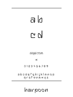 HARPOONN 字体下载｜创意排版设计字体