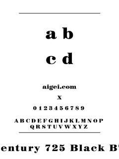 CEN725K 字体下载｜英文字体设计与应用